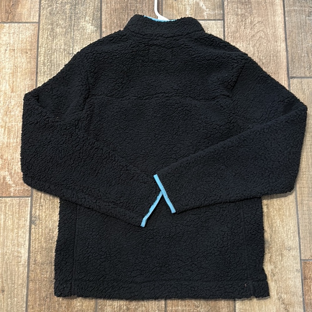 Chubbies Men’s Black Night Night High Pile Fleece Quarter Zip Pullover - Picture 4 of 10